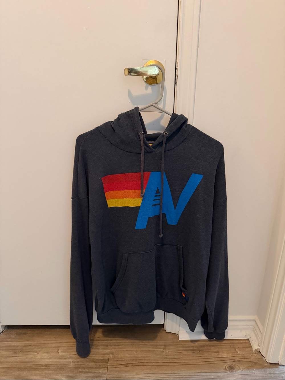 AVIATOR NATION Charcoal Hoodie size XS